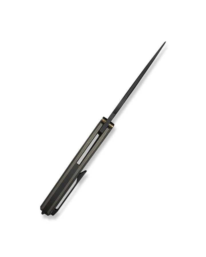 Ніж складаний мисливський Weknife Quinseris WE23093-2, Bohler M390, титан, сірий