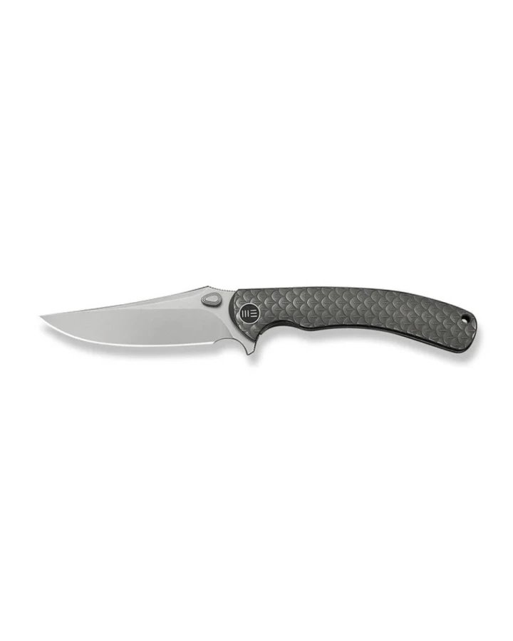Ніж складаний туристичний Weknife Dracarys WE25061B-1, Bohler M390, титан, сірий