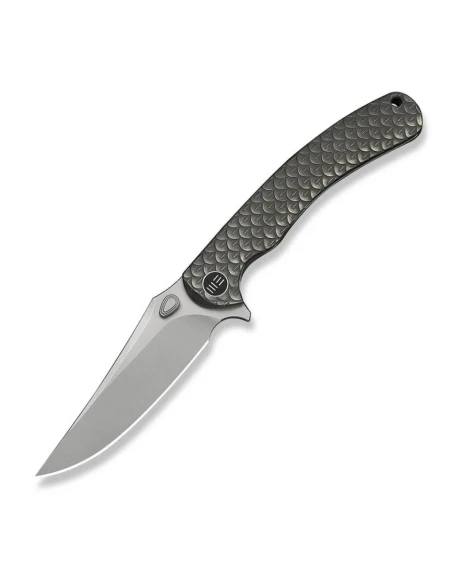 Ніж складаний туристичний Weknife Dracarys WE25061B-1, Bohler M390, титан, сірий