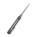 Ніж складаний туристичний Weknife Dracarys WE25061B-1, Bohler M390, титан, сірий