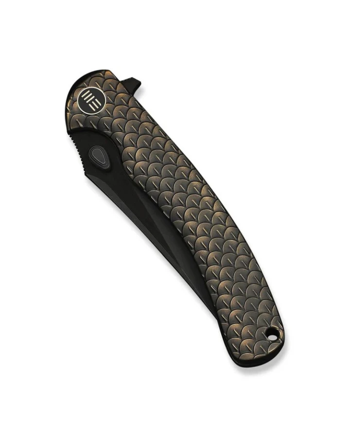 Ніж складаний туристичний Weknife Dracarys WE25061B-4, Bohler M390, титан, чорний