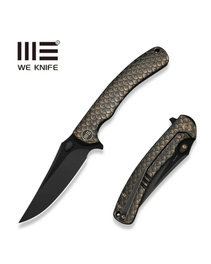 Ніж складаний туристичний Weknife Dracarys WE25061B-4, Bohler M390, титан, чорний