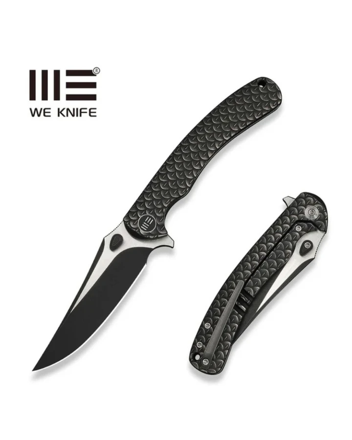 Ніж складаний туристичний Weknife Dracarys WE25061B-5, Bohler M390, титан, чорний