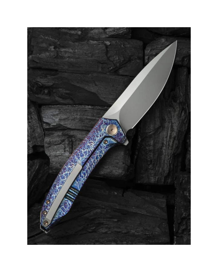 Ніж складаний Weknife Acuminal WE23070-4, Vanax, титан, фіолетовий