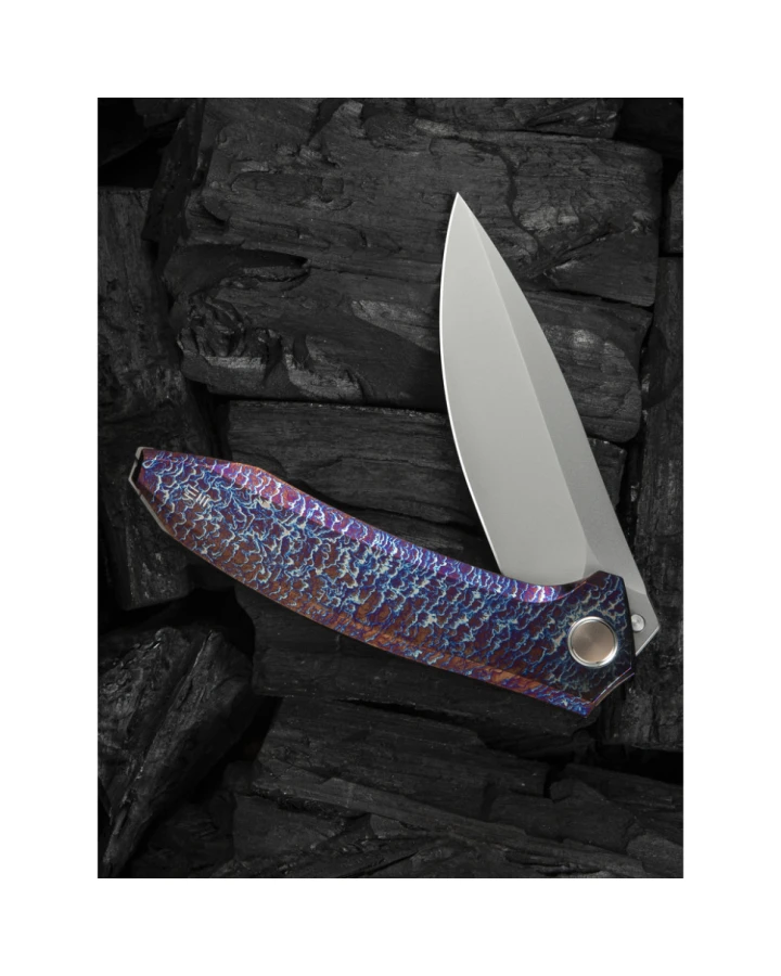 Ніж складаний Weknife Acuminal WE23070-4, Vanax, титан, фіолетовий