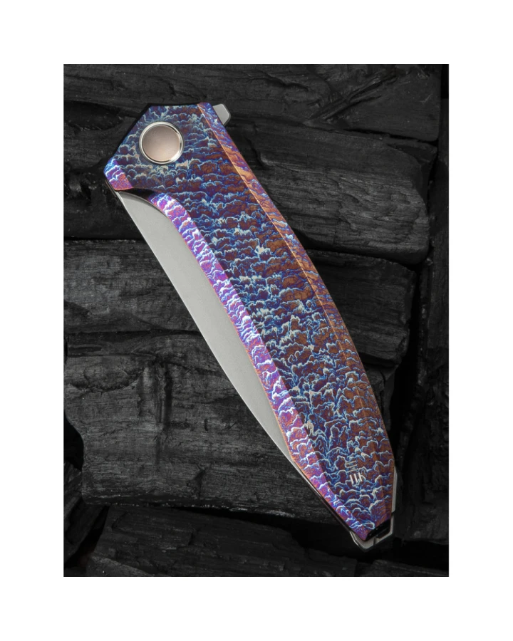 Ніж складаний Weknife Acuminal WE23070-4, Vanax, титан, фіолетовий