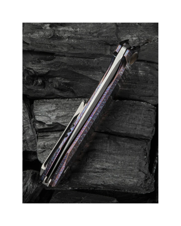Ніж складаний Weknife Acuminal WE23070-4, Vanax, титан, фіолетовий