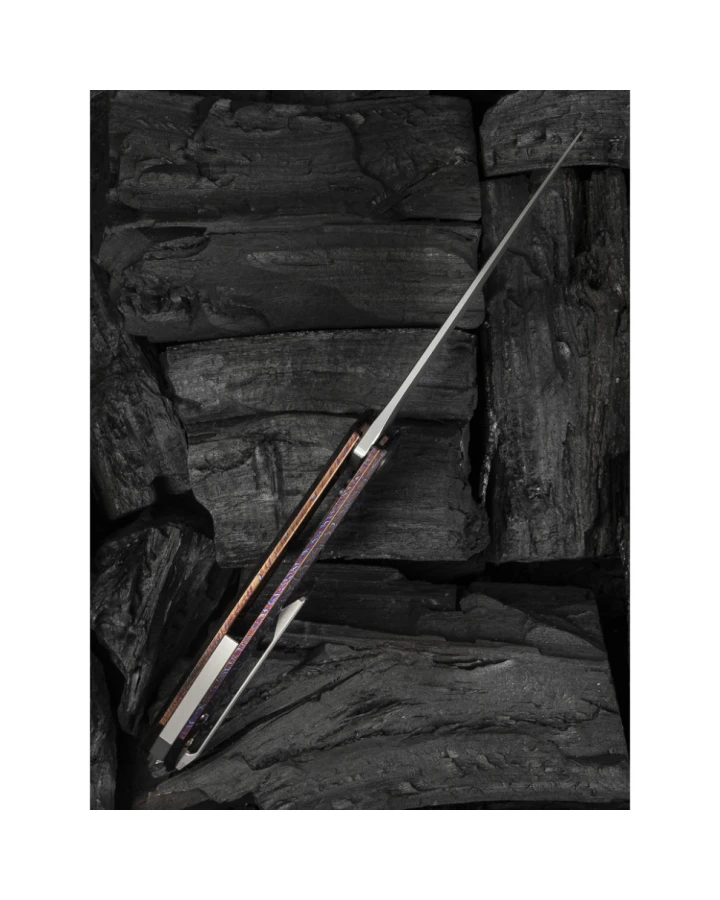 Ніж складаний Weknife Acuminal WE23070-4, Vanax, титан, фіолетовий