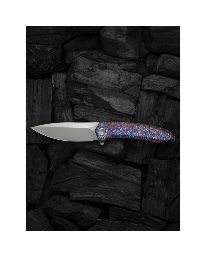 Ніж складаний Weknife Acuminal WE23070-4, Vanax, титан, фіолетовий