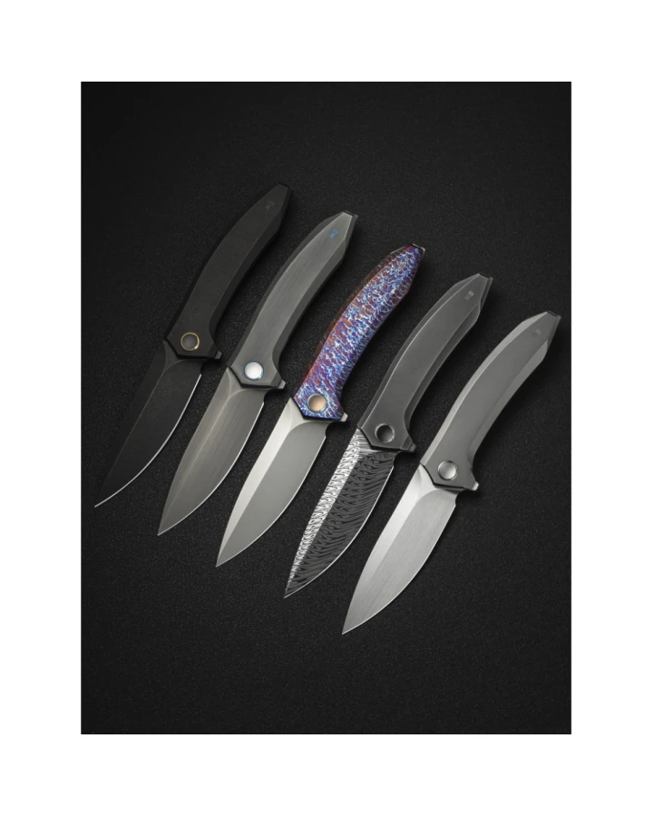 Ніж складаний Weknife Acuminal WE23070-4, Vanax, титан, фіолетовий