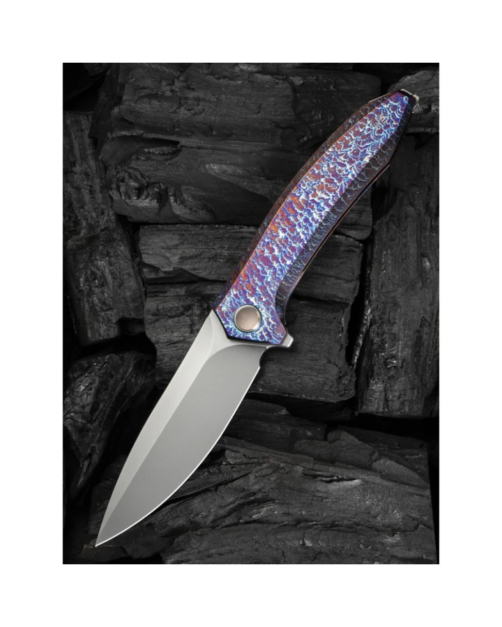 Ніж складаний Weknife Acuminal WE23070-4, Vanax, титан, фіолетовий