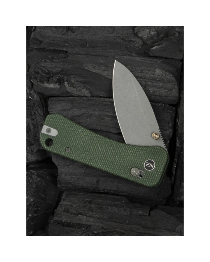 Ніж складаний Weknife Banter 2 WE23075-3, CPM-S35VN, мікарта, зелений