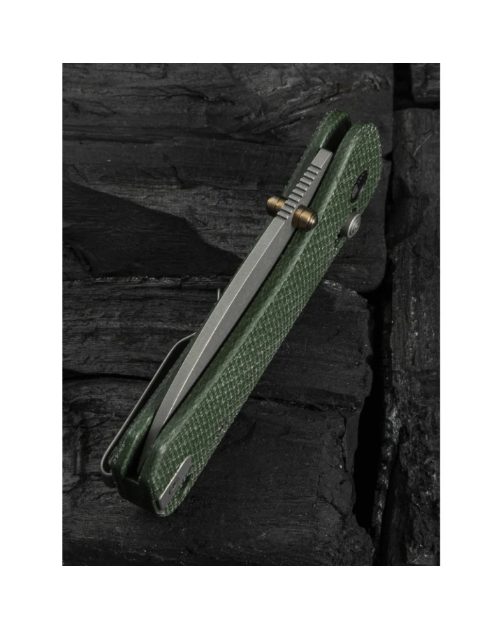 Ніж складаний Weknife Banter 2 WE23075-3, CPM-S35VN, мікарта, зелений