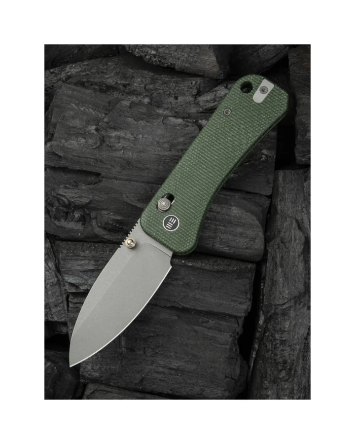 Ніж складаний Weknife Banter 2 WE23075-3, CPM-S35VN, мікарта, зелений