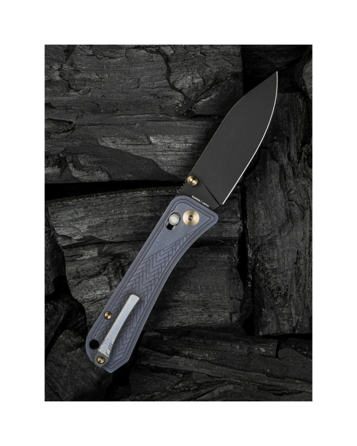 Ніж складаний Weknife Bougie Banter WE24009-1, CPM-S45VN, титан, сірий