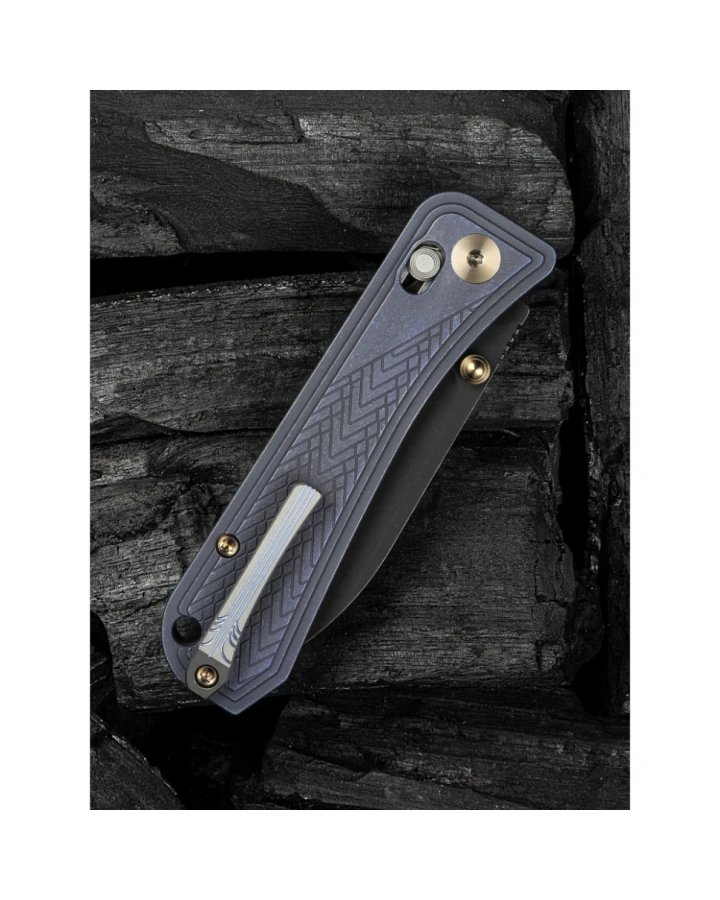 Ніж складаний Weknife Bougie Banter WE24009-1, CPM-S45VN, титан, сірий