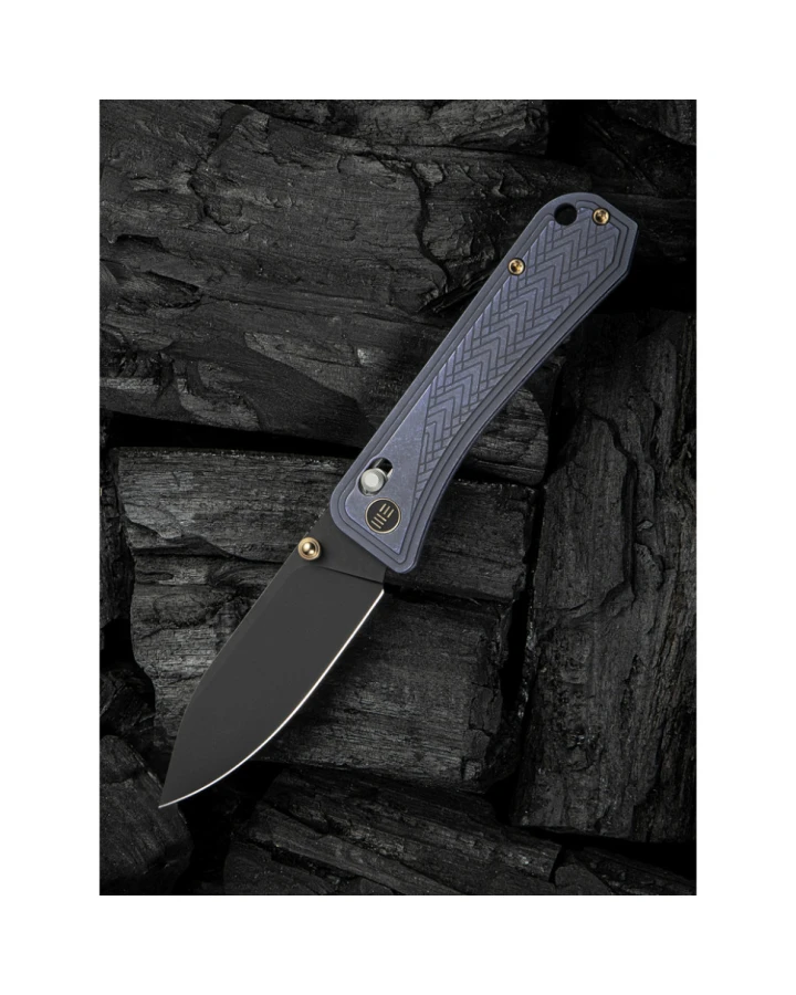 Ніж складаний Weknife Bougie Banter WE24009-1, CPM-S45VN, титан, сірий