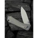 Ніж складаний Weknife Bougie Banter WE24009-2, CPM-S45VN, титан, сірий