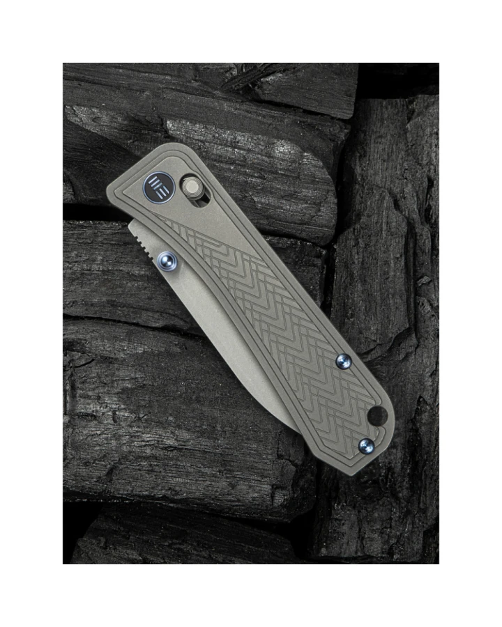 Ніж складаний Weknife Bougie Banter WE24009-2, CPM-S45VN, титан, сірий