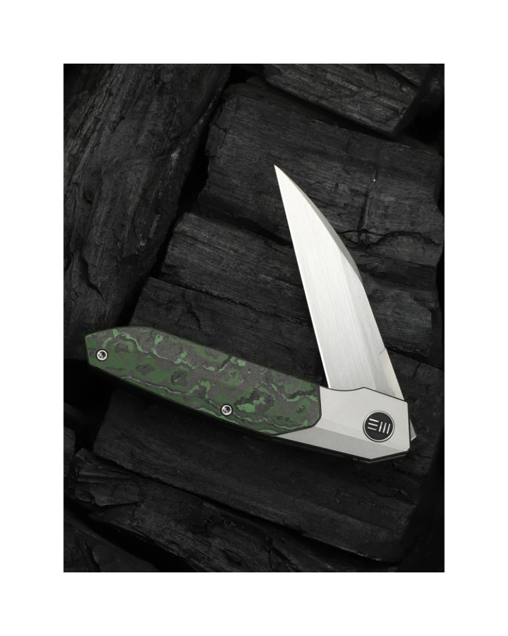 Ніж складаний Weknife Brr15 WE24007-4, Bohler M390, титан, зелений