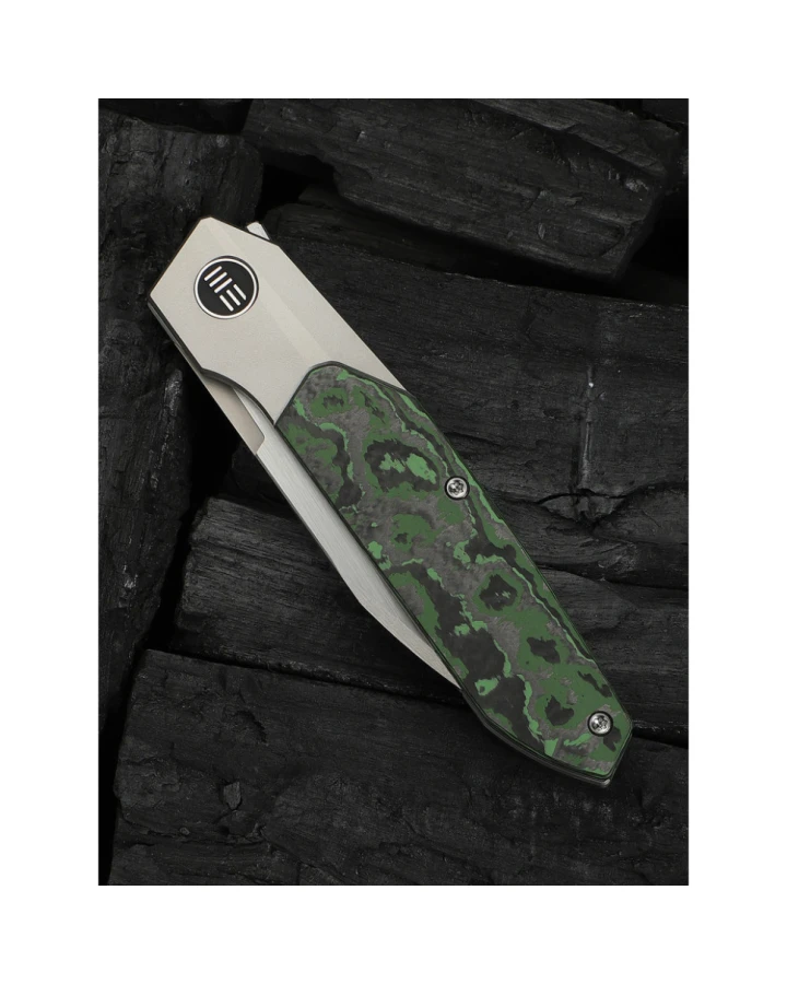 Ніж складаний Weknife Brr15 WE24007-4, Bohler M390, титан, зелений