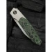 Ніж складаний Weknife Brr15 WE24007-4, Bohler M390, титан, зелений