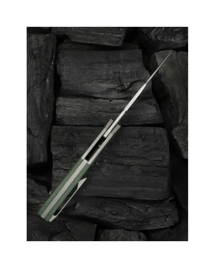 Ніж складаний Weknife Brr15 WE24007-4, Bohler M390, титан, зелений