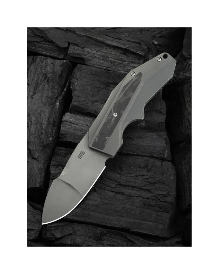 Ніж складаний Weknife Coral WE24044-2, CPM-20CV, титан, сірий