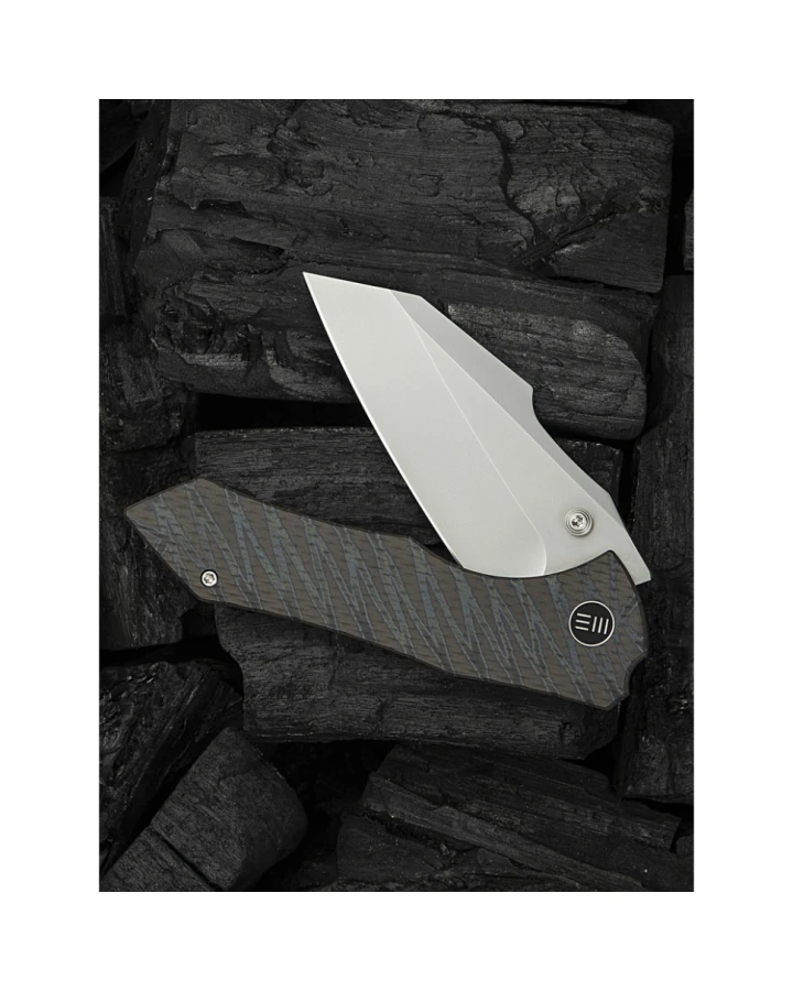 Ніж складаний Weknife High-Fin XL WE24010-4, CPM-20CV, титан, сірий