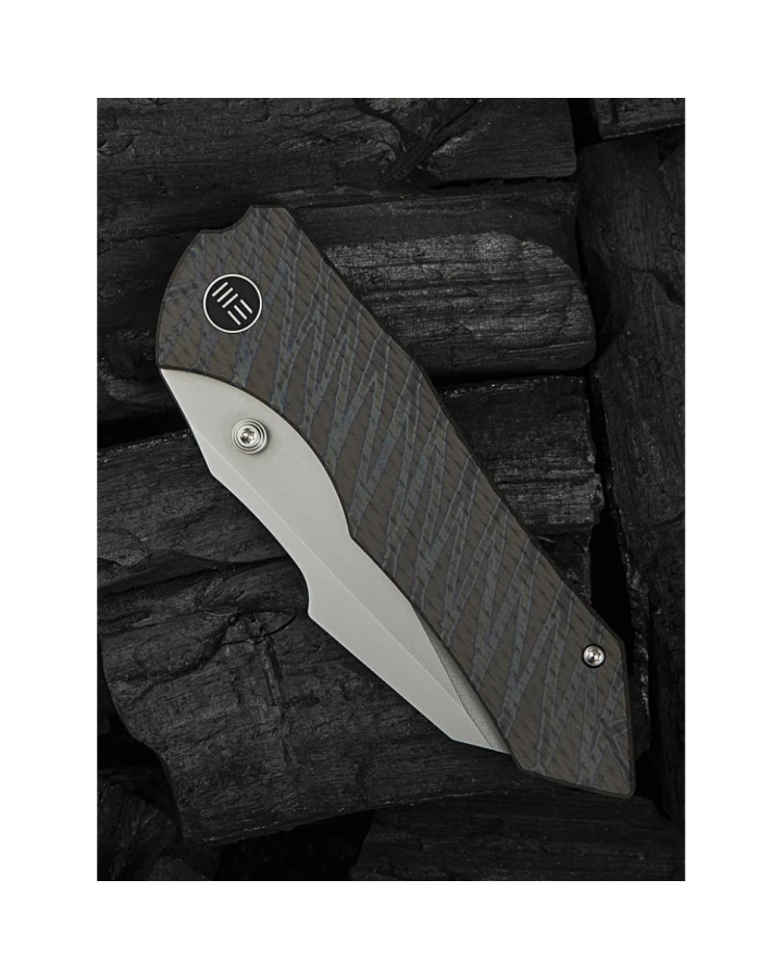 Ніж складаний Weknife High-Fin XL WE24010-4, CPM-20CV, титан, сірий