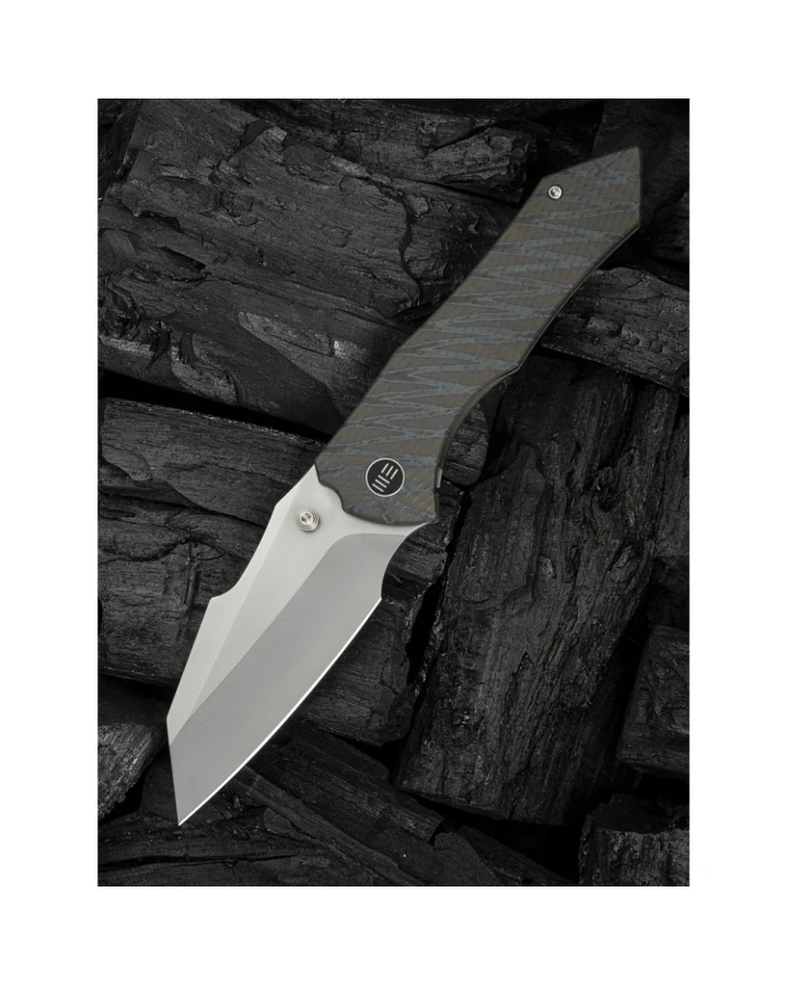 Ніж складаний Weknife High-Fin XL WE24010-4, CPM-20CV, титан, сірий