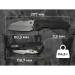 Ніж складаний Weknife High-Fin XL WE24010-6, CPM-20CV, титан, сірий
