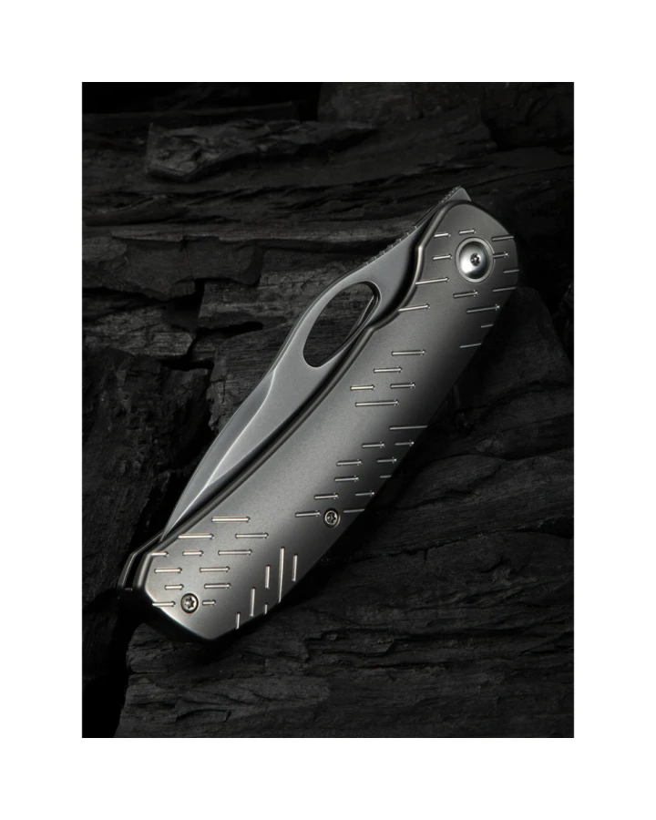 Ніж складаний Weknife Inmate WE23096B-4, CPM-20CV, титан, сірий