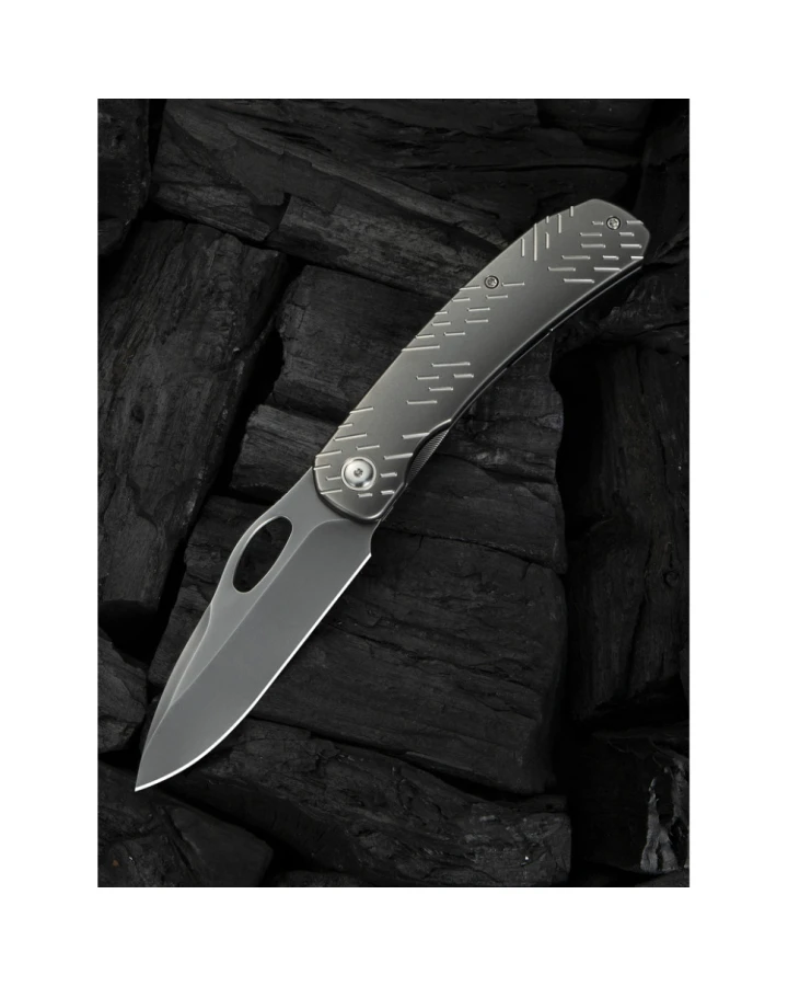 Ніж складаний Weknife Inmate WE23096B-4, CPM-20CV, титан, сірий