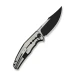 Ніж складаний Weknife Kyklos Satin WE23086-3, Bohler M390, титан, сірий
