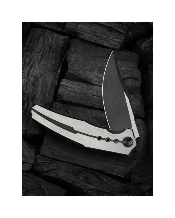 Ніж складаний Weknife Kyklos Satin WE23086-3, Bohler M390, титан, сірий