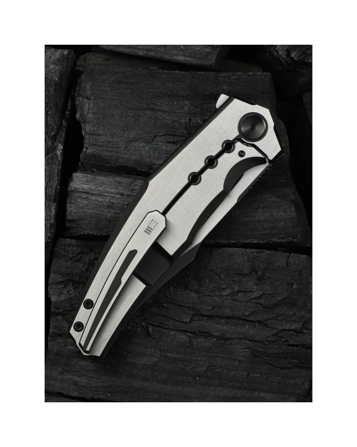 Ніж складаний Weknife Kyklos Satin WE23086-3, Bohler M390, титан, сірий