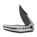 Ніж складаний Weknife Kyklos Satin WE23086-3, Bohler M390, титан, сірий
