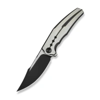Ніж складаний Weknife Kyklos Satin WE23086-3, Bohler M390, титан, сірий