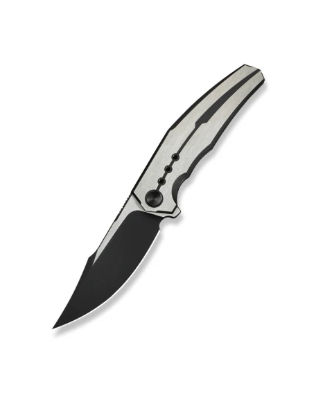 Ніж складаний Weknife Kyklos Satin WE23086-3, Bohler M390, титан, сірий