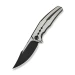 Ніж складаний Weknife Kyklos Satin WE23086-3, Bohler M390, титан, сірий