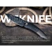 Ніж складаний Weknife Sine Wave WE23069B-1, Bohler M390, титан, чорний