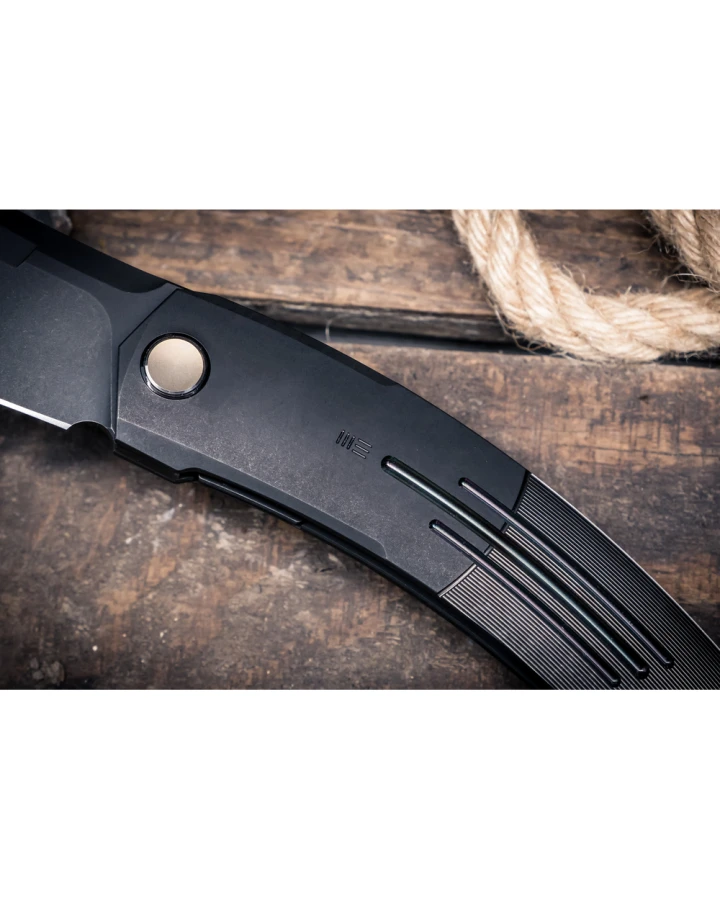 Ніж складаний Weknife Sine Wave WE23069B-1, Bohler M390, титан, чорний