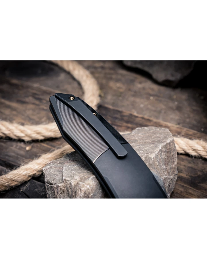 Ніж складаний Weknife Sine Wave WE23069B-1, Bohler M390, титан, чорний