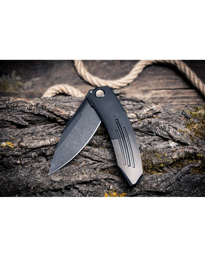 Ніж складаний Weknife Sine Wave WE23069B-1, Bohler M390, титан, чорний