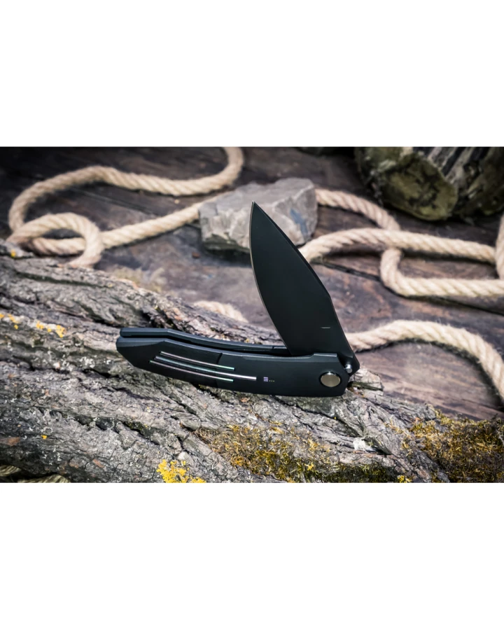 Ніж складаний Weknife Sine Wave WE23069B-1, Bohler M390, титан, чорний