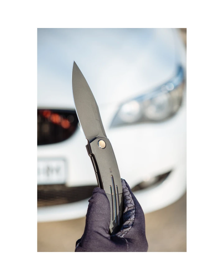 Ніж складаний Weknife Sine Wave WE23069B-1, Bohler M390, титан, чорний