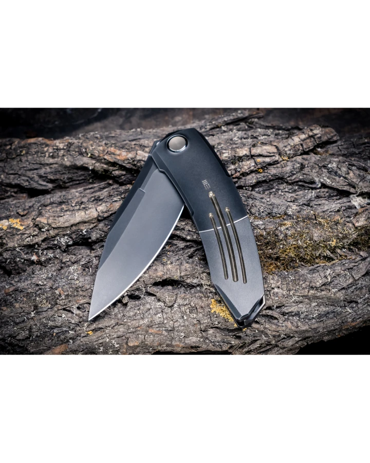 Ніж складаний Weknife Sine Wave WE23069B-3, Bohler M390, титан, сірий