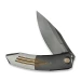 Ніж складаний Weknife Sine Wave WE23069B-3, Bohler M390, титан, сірий