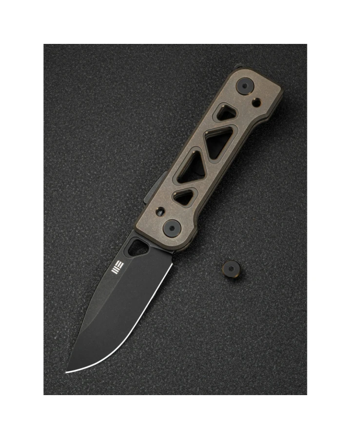 Ніж складаний Weknife Tyro WE24001-3, CPM-20CV, титан, чорний